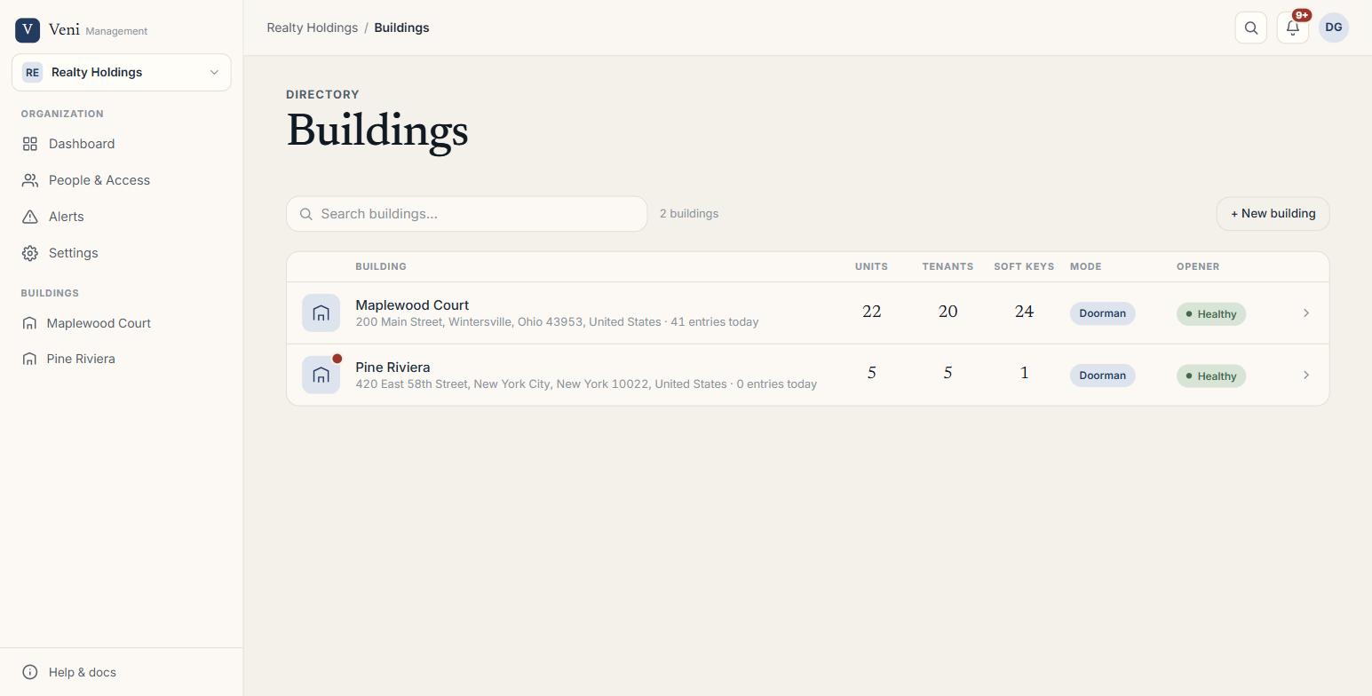 The Buildings directory